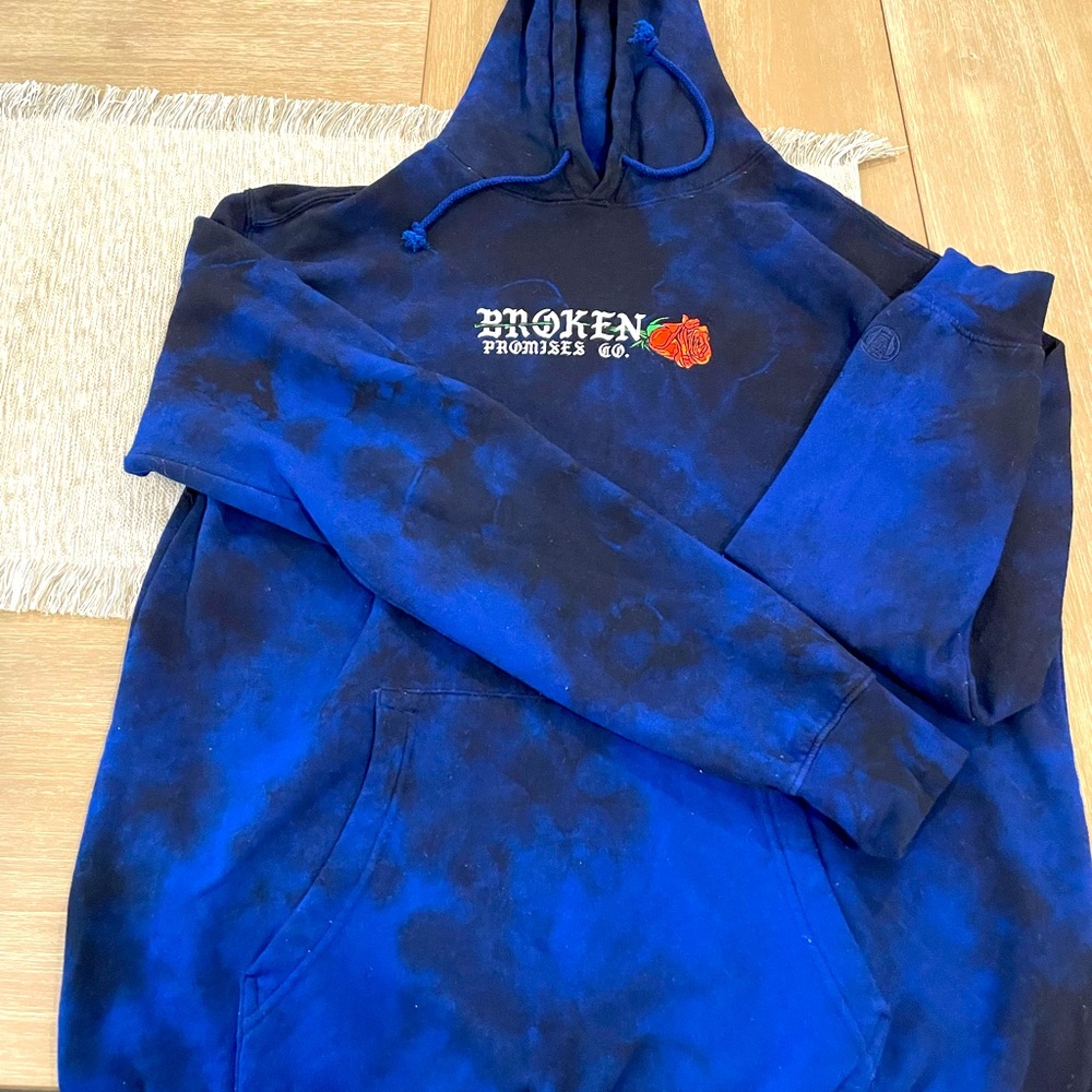 Men/womens broken promises hoodie large